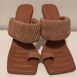 Gia Borghini - Gia/RHW Elegant Tan Women's Shoes, padded, leather and suede